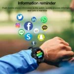 LC11 1.28 inch TFT Screen Outdoor Sports Smart Watch, IP68 Waterproof Support Heart Rate & Blood Pressure Monitoring - Image 5