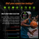LOKMAT ATTACK 3 1.28 inch TFT Screen Sports Fitness Smart Watch, Support Bluetooth Call - Image 6