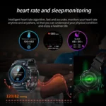 LOKMAT ATTACK 3 1.28 inch TFT Screen Sports Fitness Smart Watch, Support Bluetooth Call - Image 9