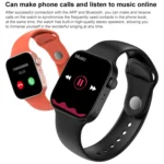 T500+MAX 1.69 inch HD Screen Smart Wristband, Support Bluetooth Calling/Heart Rate Monitoring - Image 3