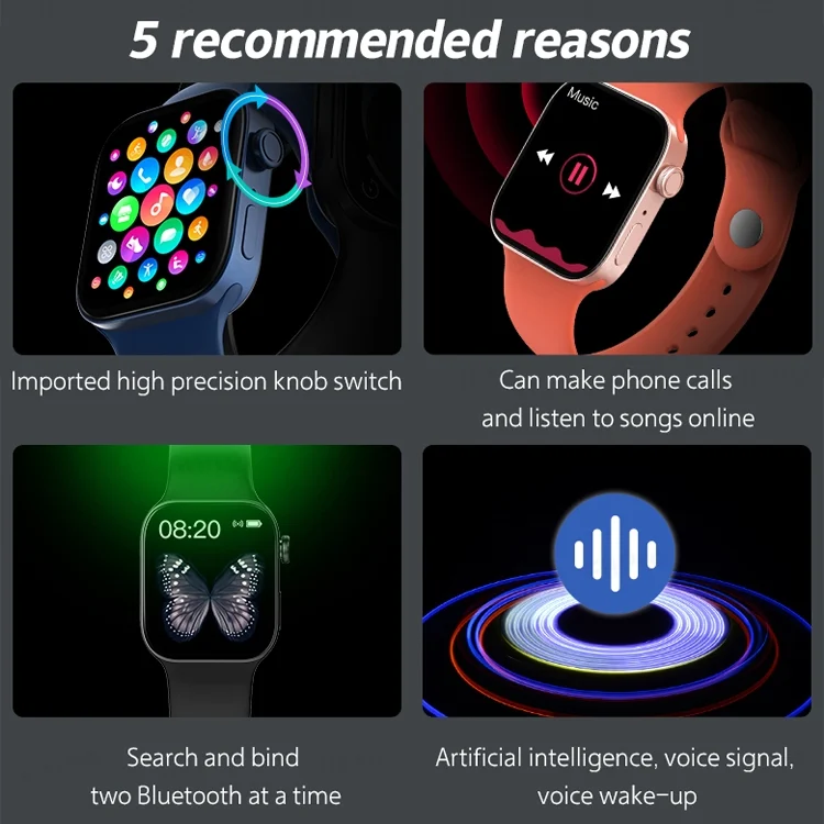 CA9796_B3.webp T500+MAX 1.69 inch HD Screen Smart Wristband, Support Bluetooth Calling/Heart Rate Monitoring - Image 4