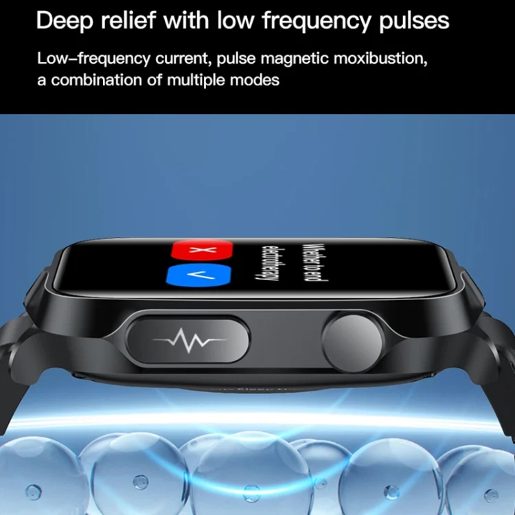 CA9814B_4.webp TK11P 1.83 inch IPS Screen IP68 Waterproof Steel Band Smart Watch, Support Stress Monitoring / ECG - Image 5