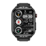 TK11P 1.83 inch IPS Screen IP68 Waterproof Leather Band Smart Watch, Support Stress Monitoring / ECG - Image 9