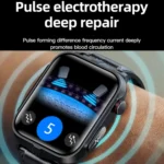TK11P 1.83 inch IPS Screen IP68 Waterproof Leather Band Smart Watch, Support Stress Monitoring / ECG - Image 2