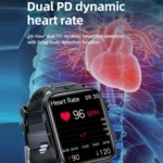 TK11P 1.83 inch IPS Screen IP68 Waterproof Leather Band Smart Watch, Support Stress Monitoring / ECG - Image 6