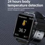 TK11P 1.83 inch IPS Screen IP68 Waterproof Leather Band Smart Watch, Support Stress Monitoring / ECG - Image 7