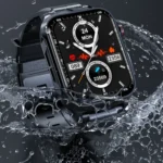 TK11P 1.83 inch IPS Screen IP68 Waterproof Leather Band Smart Watch, Support Stress Monitoring / ECG - Image 8