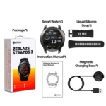 Zeblaze Stratos 3 1.43 inch AMOLED Screen IP68 Waterproof Smart Watch, Support Bluetooth Call / GPS - Image 2