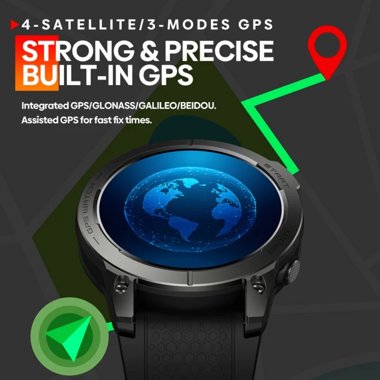 CA9819_B3.webp Zeblaze Stratos 3 1.43 inch AMOLED Screen IP68 Waterproof Smart Watch, Support Bluetooth Call / GPS - Image 4