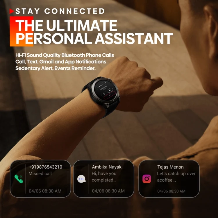 CA9819_B6.webp Zeblaze Stratos 3 1.43 inch AMOLED Screen IP68 Waterproof Smart Watch, Support Bluetooth Call / GPS - Image 7