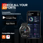 Zeblaze Stratos 3 1.43 inch AMOLED Screen IP68 Waterproof Smart Watch, Support Bluetooth Call / GPS - Image 9