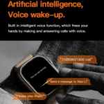 T800 Ultra 1.99 inch Ocean Silicone Band Smart Watch Support Heart Rate / ECG - Image 12