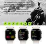 T800 Ultra 1.99 inch Ocean Silicone Band Smart Watch Support Heart Rate / ECG - Image 8
