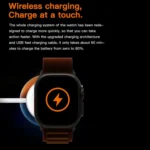 T800 Ultra 1.99 inch Ocean Silicone Band Smart Watch Support Heart Rate / ECG - Image 9