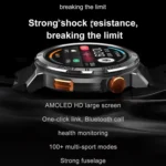 M52 1.43 inch Screen IP68 Waterproof Smart Watch, Support Bluetooth Call / Heart Rate - Image 6