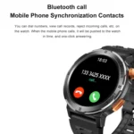M52 1.43 inch Screen IP68 Waterproof Smart Watch, Support Bluetooth Call / Heart Rate - Image 8