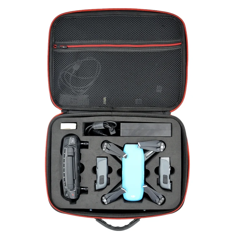 DCA0315B_2.webp PU EVA Shockproof Waterproof Portable Case for DJI SPARK and Accessories, Size: 29cm x 21cm x 11cm - Image 3
