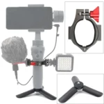 Mini Tripod Mount + Flashlight Extension Bracket  for DJI OSMO Mobile 2