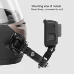 Cycling Helmet Adhesive Multi-Joint Arm Fixed Mount Set with J-Hook Buckle Mount & Adapter & Screw for GoPro, Insta360, DJI and Other Action Cameras - Image 5