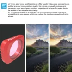 5 in 1  HD Slim ND8 & ND16 & ND32 & CPL & MCUV Lens Filter for DJI OSMO Pocket - Image 10