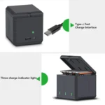 RUIGPRO 5V 3A QC 3.0 + PD Quick Charger Power Adapter for DJI OSMO Action, US Plug - Image 6