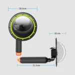 RUIGPRO Floating Hand Grip Dome Port Underwater Diving Camera Lens Transparent Cover for DJI Osmo Action - Image 4