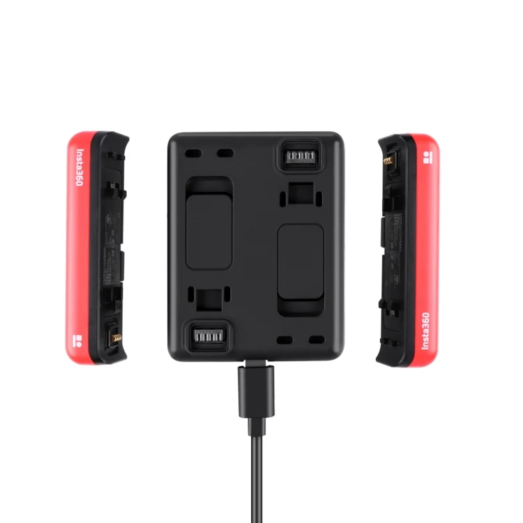DCA0987_2.webp R-R-LF8-CINOR8CA For Insta360 ONE R 4K Panoramic Camera Batteries Charger Fast Charging Dual Charging Interface Charging Base - Image 3