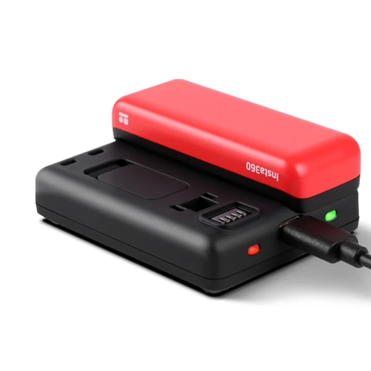 DCA0987_4.webp R-R-LF8-CINOR8CA For Insta360 ONE R 4K Panoramic Camera Batteries Charger Fast Charging Dual Charging Interface Charging Base - Image 5