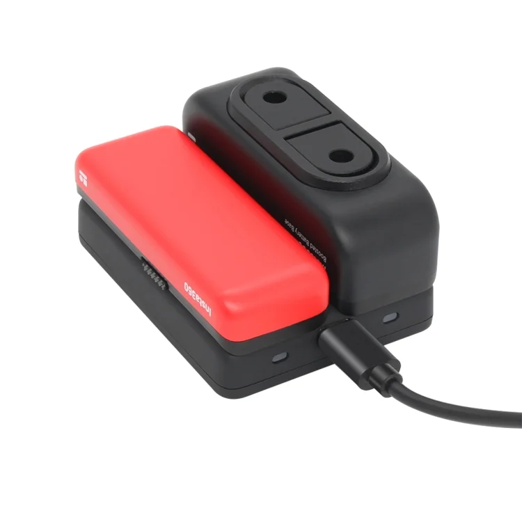 DCA0987_5.webp R-R-LF8-CINOR8CA For Insta360 ONE R 4K Panoramic Camera Batteries Charger Fast Charging Dual Charging Interface Charging Base - Image 6