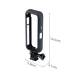 PC Plastic Protective Frame Mount Cage with Tripod Base Adapter for Insta360 One X2 - Image 2