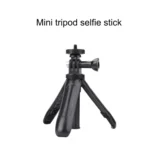 Multi-functional Foldable Tripod Holder Selfie Monopod Stick for GoPro, Insta360, DJI and Other Action Cameras, Length: 12-23cm - Image 2