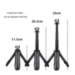 Multi-functional Foldable Tripod Holder Selfie Monopod Stick for GoPro, Insta360, DJI and Other Action Cameras, Length: 12-23cm - Image 5