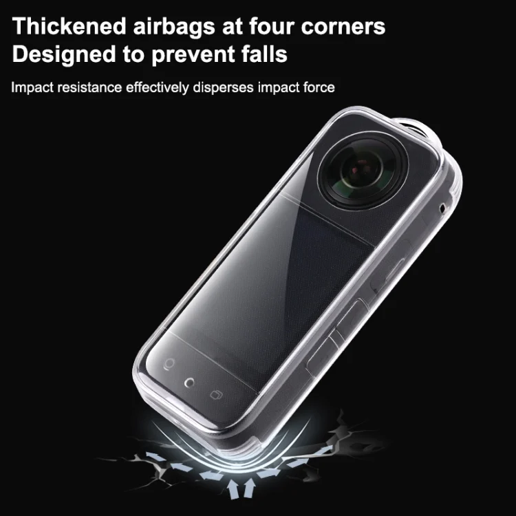 DCA1545T_3.webp For Insta360 X3 Full Body Clear TPU Protective Case - Image 4