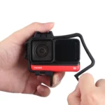 Plastic Frame Mount Protective Case Cage with Tripod Base Adapter & Long Screw & Cold Shoe Base for Insta360 One R - Image 4
