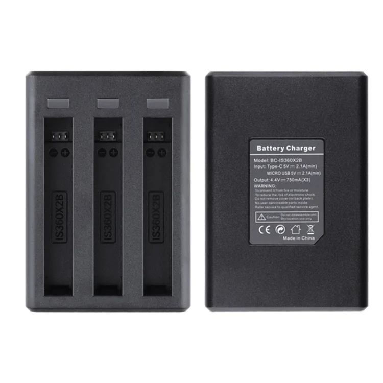 DCA2026B_2.webp Tri-Slot Batteries Fast Charger for Insta360 One X2 - Image 3