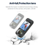 For Insta360 X3 STARTRC No Disassembly Transparent Lens Protection Cover - Image 6