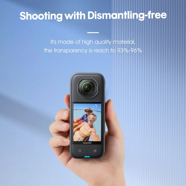 DCA2159B_3.webp For Insta360 X3 STARTRC Lens Guard PC Protective Cover - Image 4
