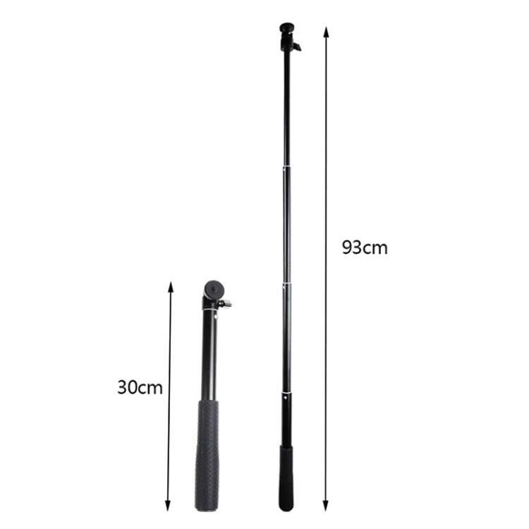 DCA2302_3.webp 30-93cm Grip Foldable Tripod Holder Multi-functional Selfie Stick Monopod for GoPro, Insta360, DJI and Other Action Cameras, Phones - Image 4