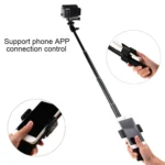 30-93cm Grip Foldable Tripod Holder Multi-functional Selfie Stick Monopod for GoPro, Insta360, DJI and Other Action Cameras, Phones - Image 6