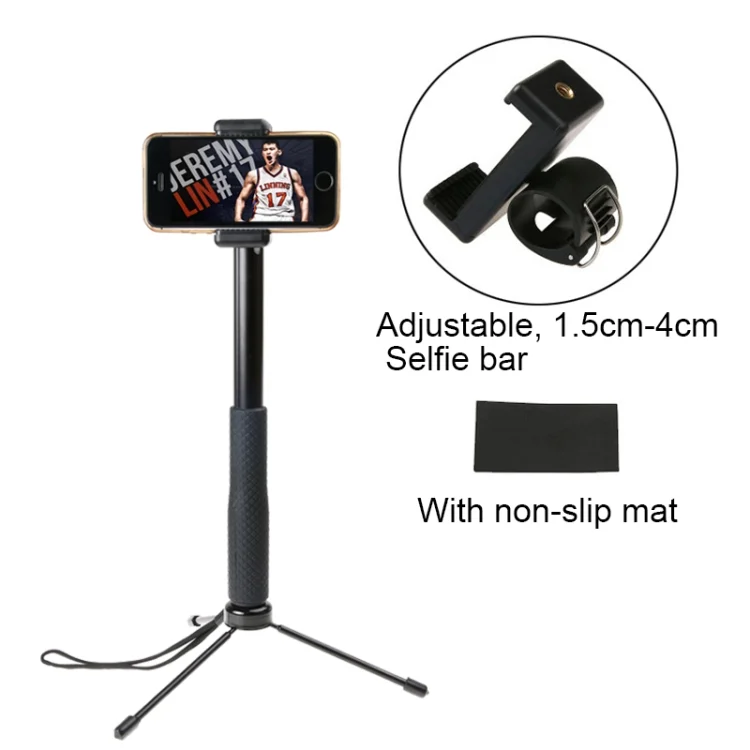 DCA2302_7.webp 30-93cm Grip Foldable Tripod Holder Multi-functional Selfie Stick Monopod for GoPro, Insta360, DJI and Other Action Cameras, Phones - Image 8