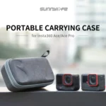 For Insta360 Ace / Ace Pro Sunnylife Portable Carrying Case Handbag Mini Travel Case Organizer Protective Bag - Image 2