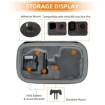 For Insta360 Ace / Ace Pro Sunnylife Portable Carrying Case Handbag Mini Travel Case Organizer Protective Bag - Image 3
