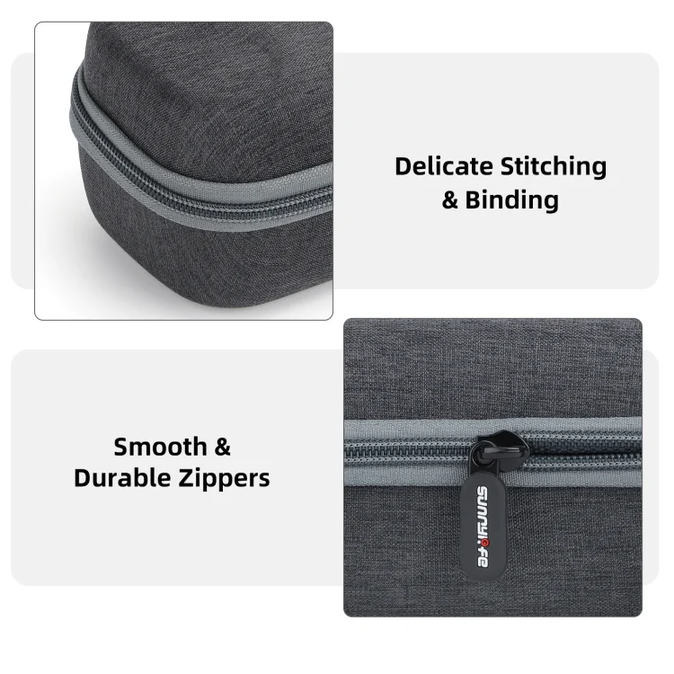 DCA2376B_8.webp For Insta360 Ace / Ace Pro Sunnylife Portable Carrying Case Handbag Mini Travel Case Organizer Protective Bag - Image 9