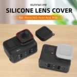 For Insta360 Ace / Ace Pro Sunnylife Silicone Lens Cap Protector Lens Cover - Image 2