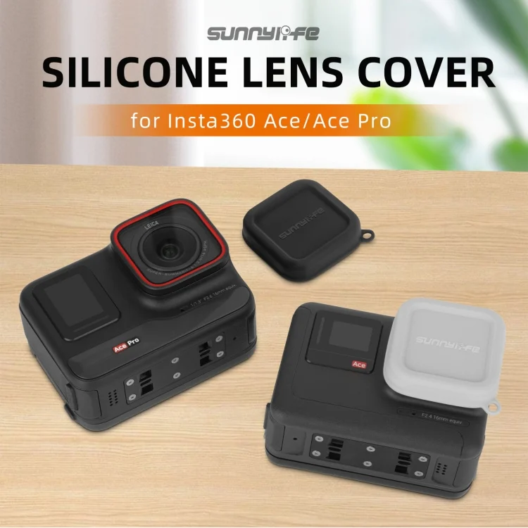 DCA2377_B1.webp For Insta360 Ace / Ace Pro Sunnylife Silicone Lens Cap Protector Lens Cover - Image 2