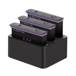 For Insta360 X4 Tri-Slot Batteries Fast Charger