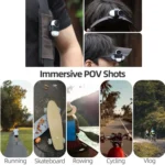 For Insta360 GO3 / GO 3S Sunnylife Baseball Hat Clip Mount Baseball Cap Clamp Quick Release Mount Camera POV Vlog Holder - Image 7