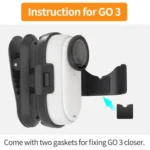 For Insta360 GO3 / GO 3S Sunnylife 360 Degree Rotation Backpack Clip Action Camera Clamp Mount - Image 2