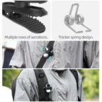For Insta360 GO3 / GO 3S Sunnylife 360 Degree Rotation Backpack Clip Action Camera Clamp Mount - Image 9