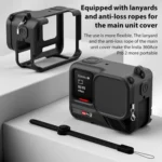 For Insta360 Ace Pro 2 Silicone Protective Case with Wrist Strap & Lens Cover - Image 6